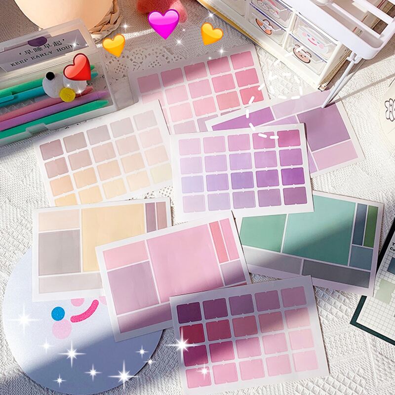 

3sheet Random Label Index Sticker, Multicolor