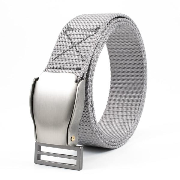 

Men Plain Tape Belt, Grey