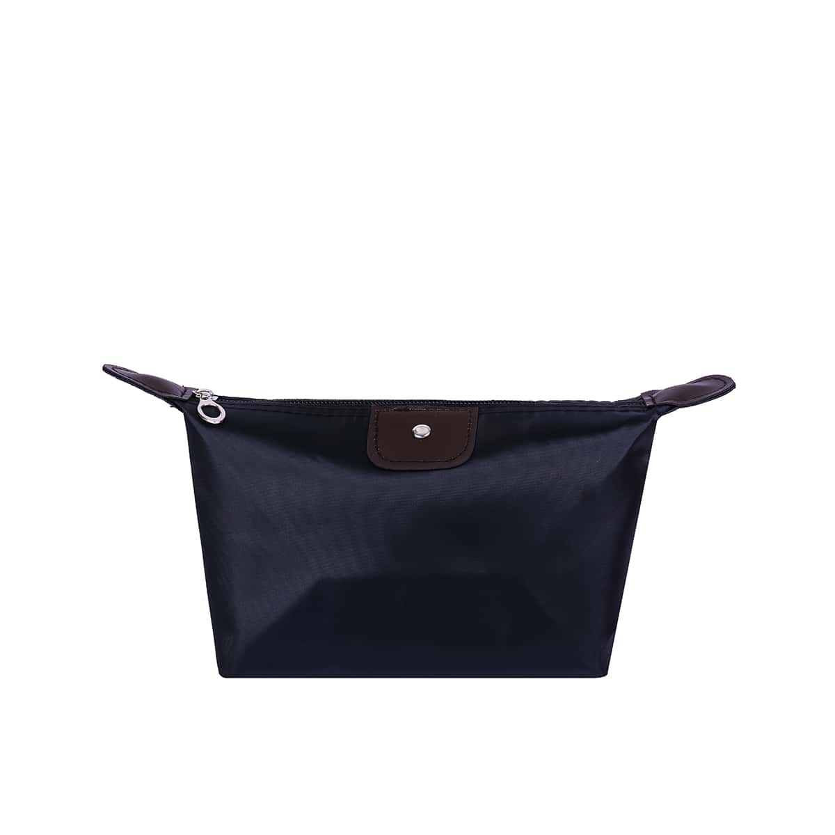 

Simple Zipper Makeup Bag, Black