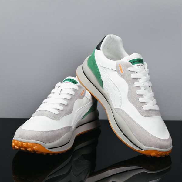 

Men Color Block Lace-up Front Sneakers, Grey