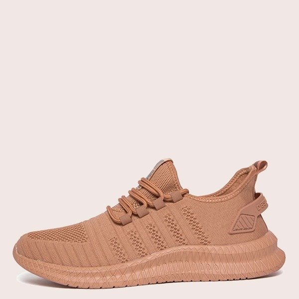

Men Lace-up Front Sneakers, Brown