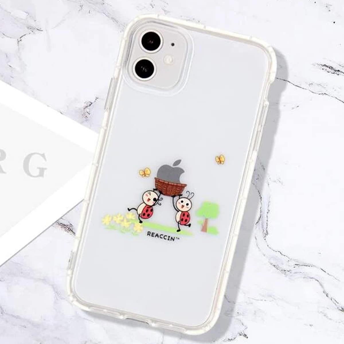 

Cartoon Ladybug iPhone Case, Clear