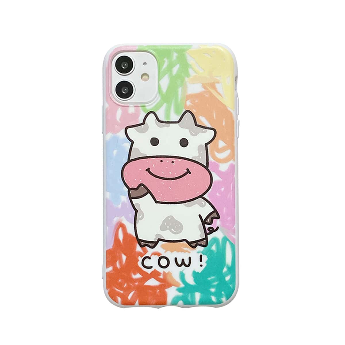 

Cartoon Cow iPhone Case, Multicolor