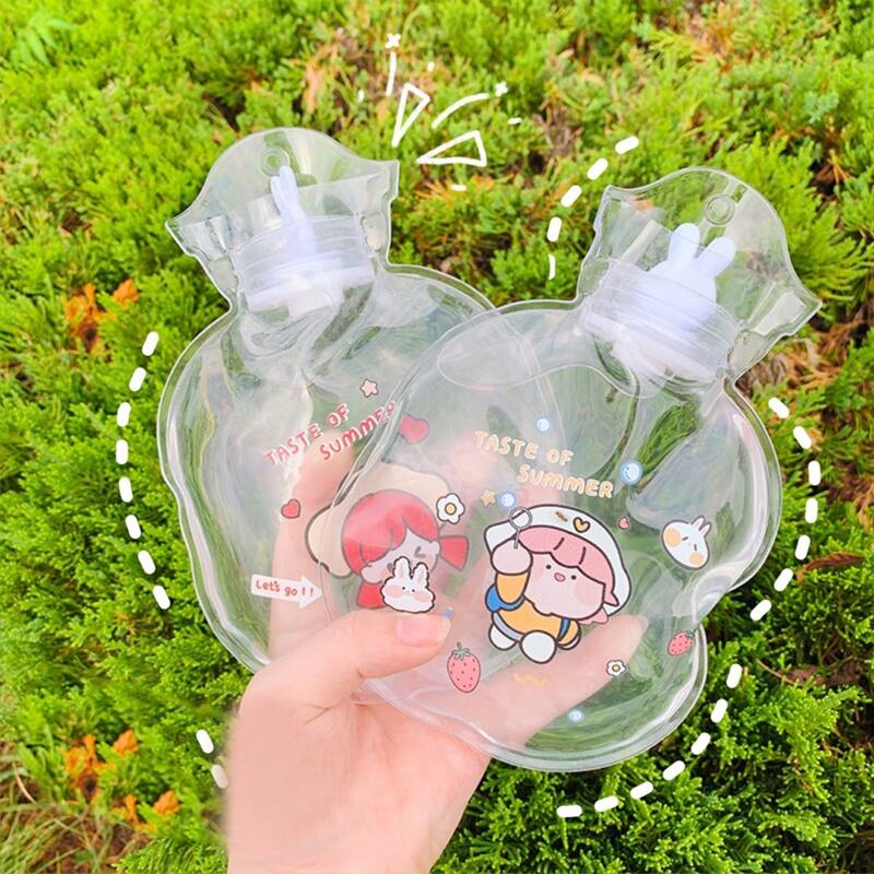 

1pc Cartoon Clear Hot Water Bag