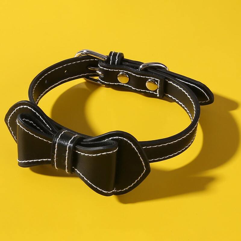 

Bow Decor Cat Collar, Black