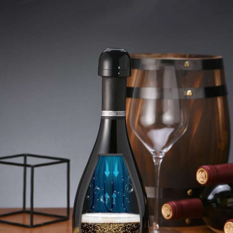 

1pc Wine Bottle Cap, Black