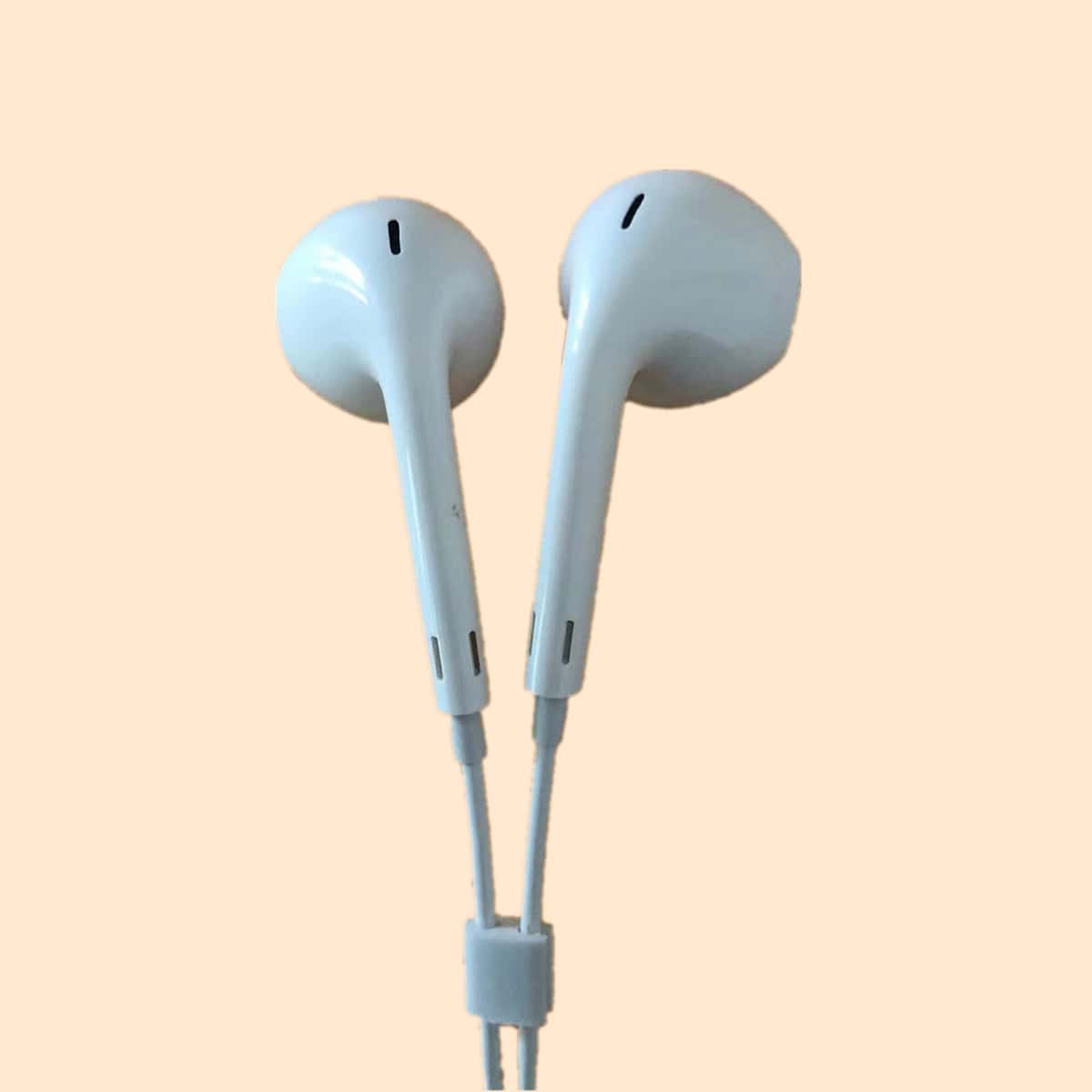 

1pc Solid In-ear Headphone, White