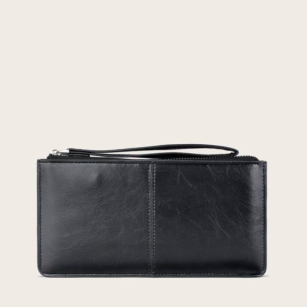 

Minimalist Purse With Wristlet, Black