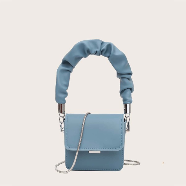 

Mini Girls Flap Chain Shoulder Bag, Blue