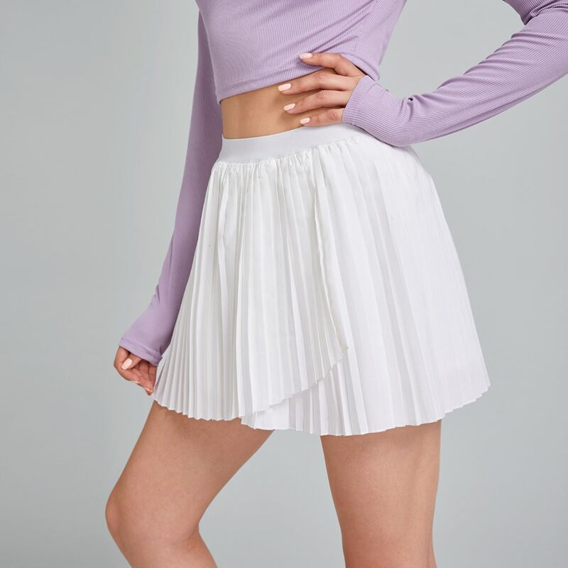 

Mini Pleated Skirt, White