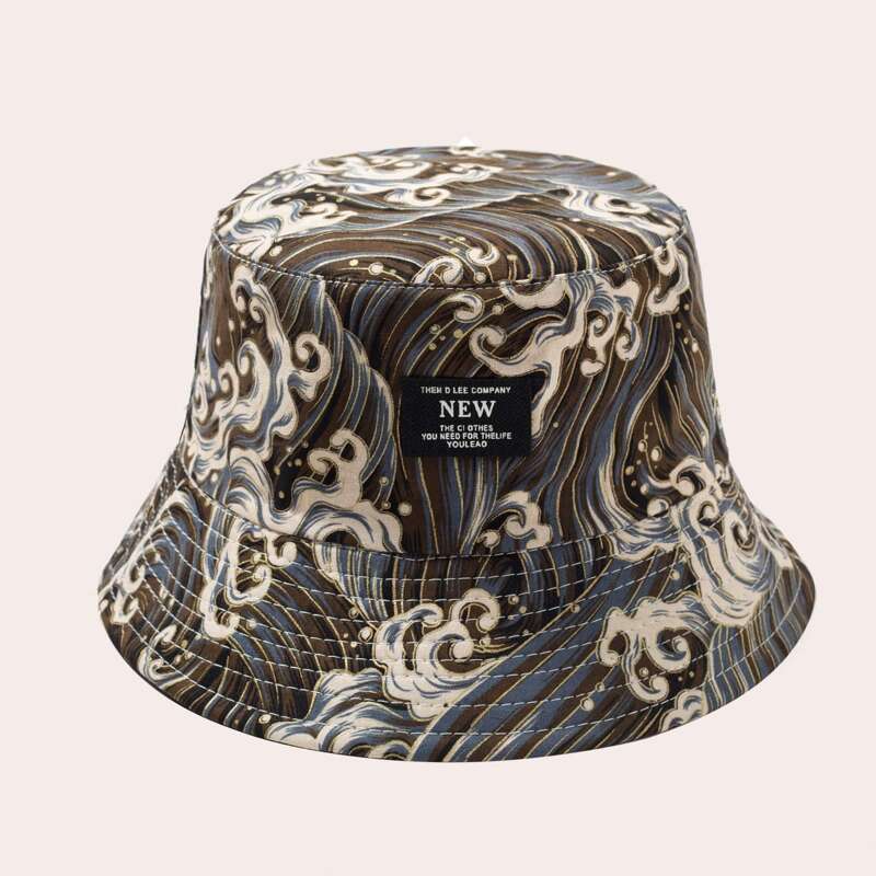 

Chinese Cloud Invisible Bucket Hat, Multicolor