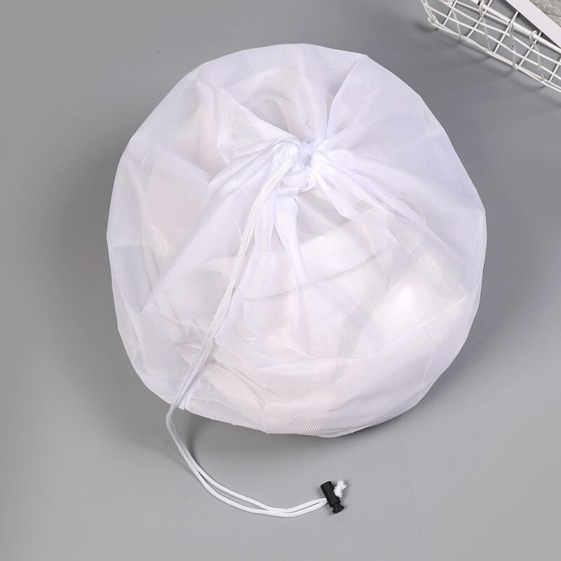 

1pc Drawstring Laundry Bag, White