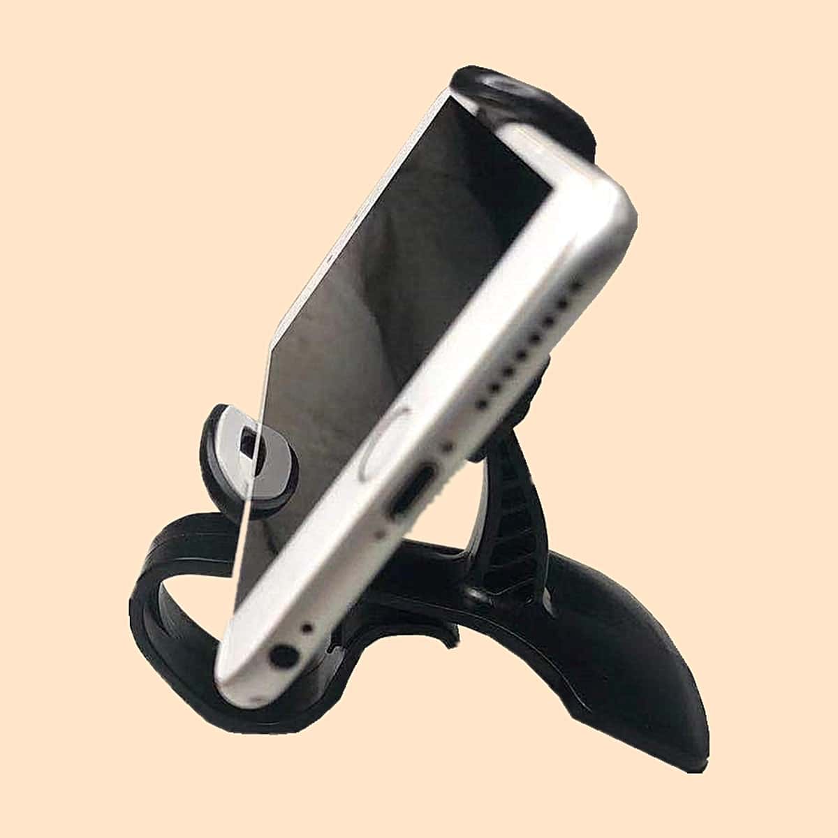 

1pc Adjustable Phone Holder, Black