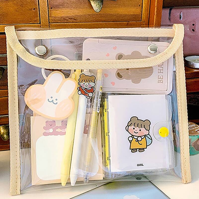 

1pc Clear Pencil Bag