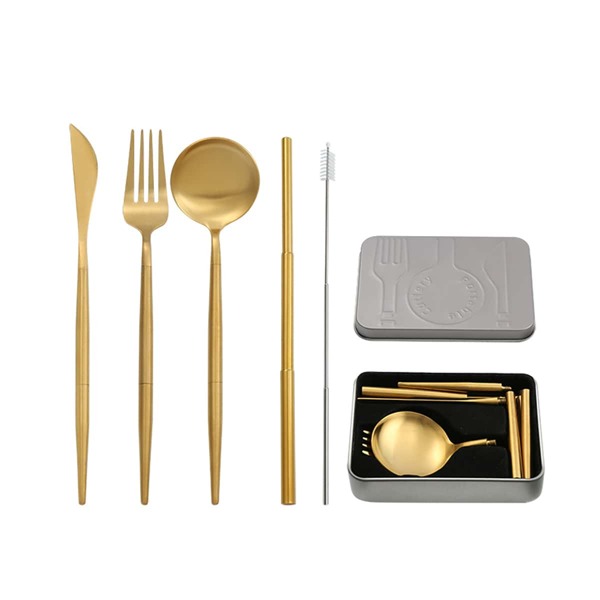 

1box Random Stainless Steel Cutlery Set, Multicolor