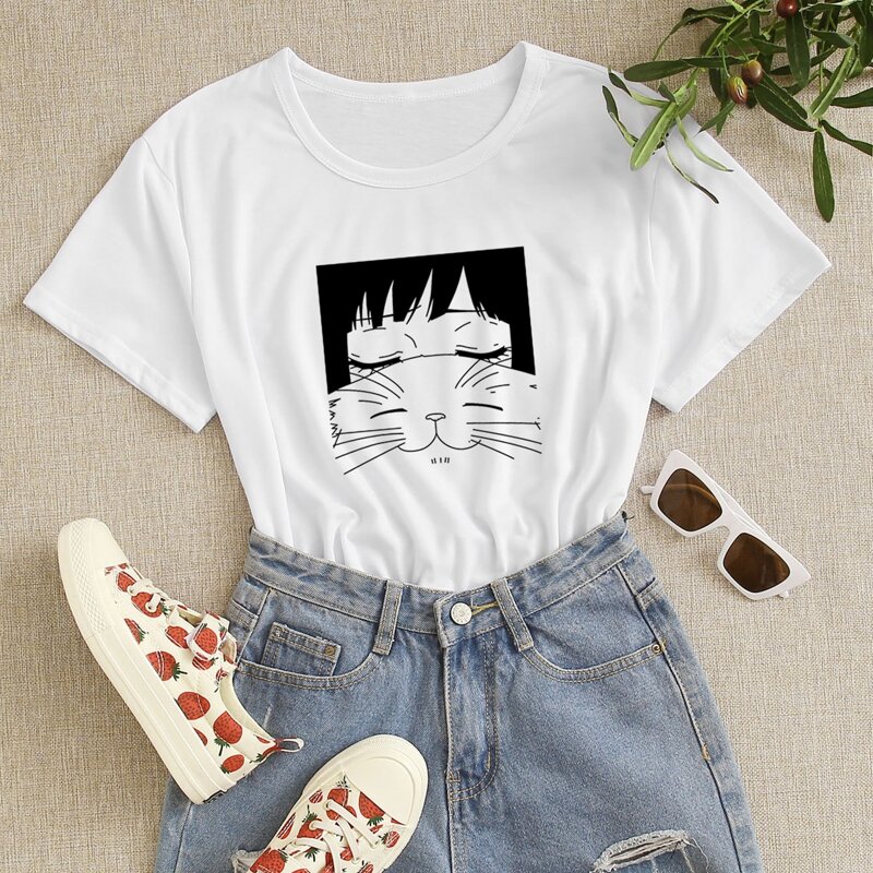 

Cartoon Graphic Tee, White