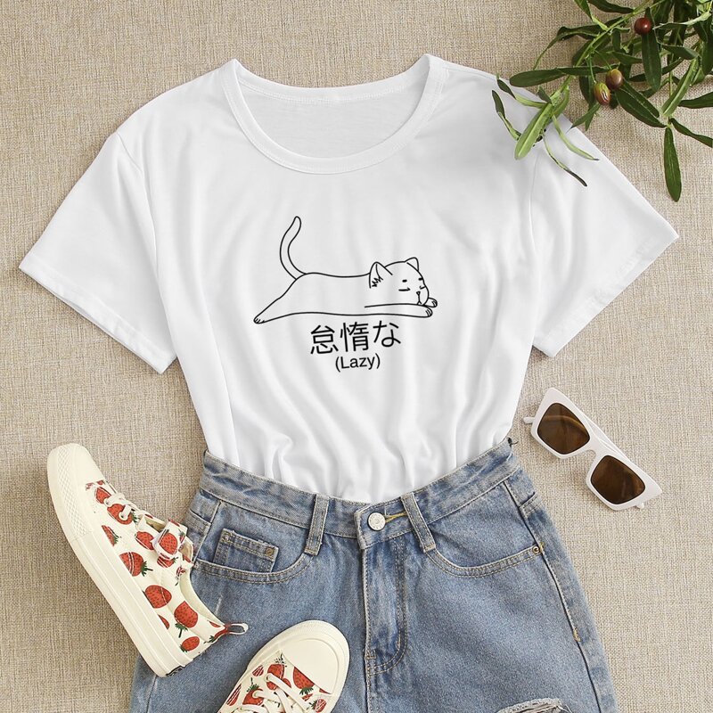 

Cartoon Graphic Tee, White