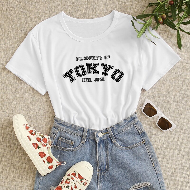 

Letter Graphic Tee, White