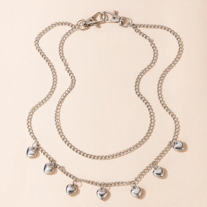 

Heart Pants Chain, Silver