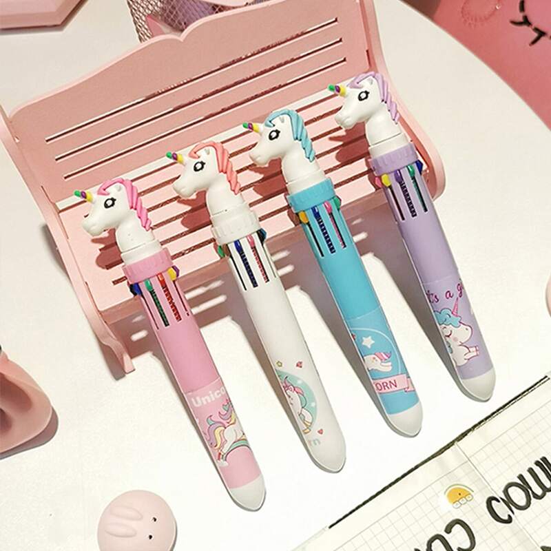 

1pc Random Unicorn Multicolor Ballpoint Pen