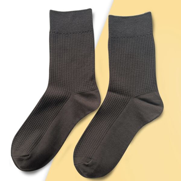 

Men Plain Socks, Dark grey