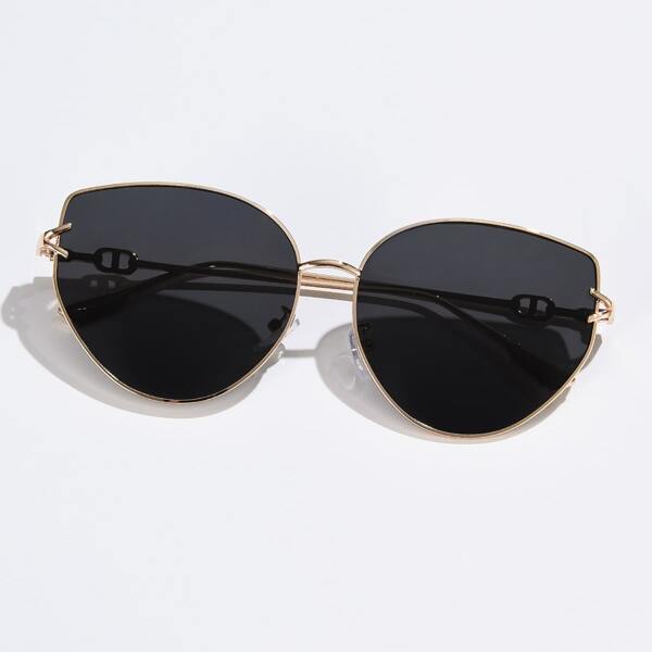 

Men Metal Frame Sunglasses, Black