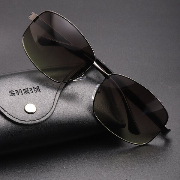

Men Metal Frame Sunglasses, Multicolor