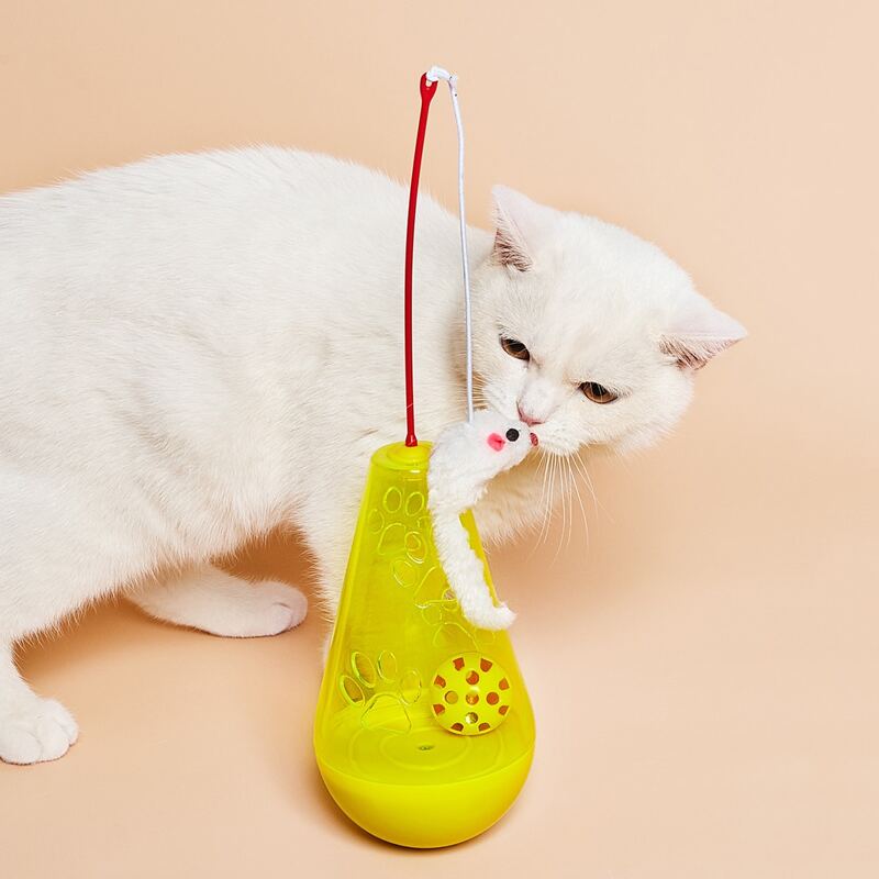 

Tumbler Cat Toy, Yellow