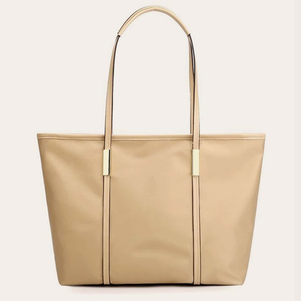 

Minimalist Large Capacity Tote Bag, Khaki