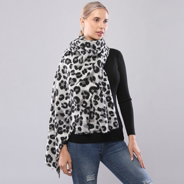 

Dalmatian Pattern Scarf, Multicolor
