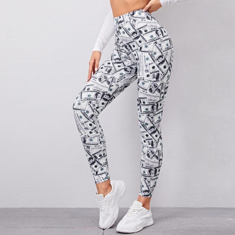 

Pop Art Print Leggings, Multicolor
