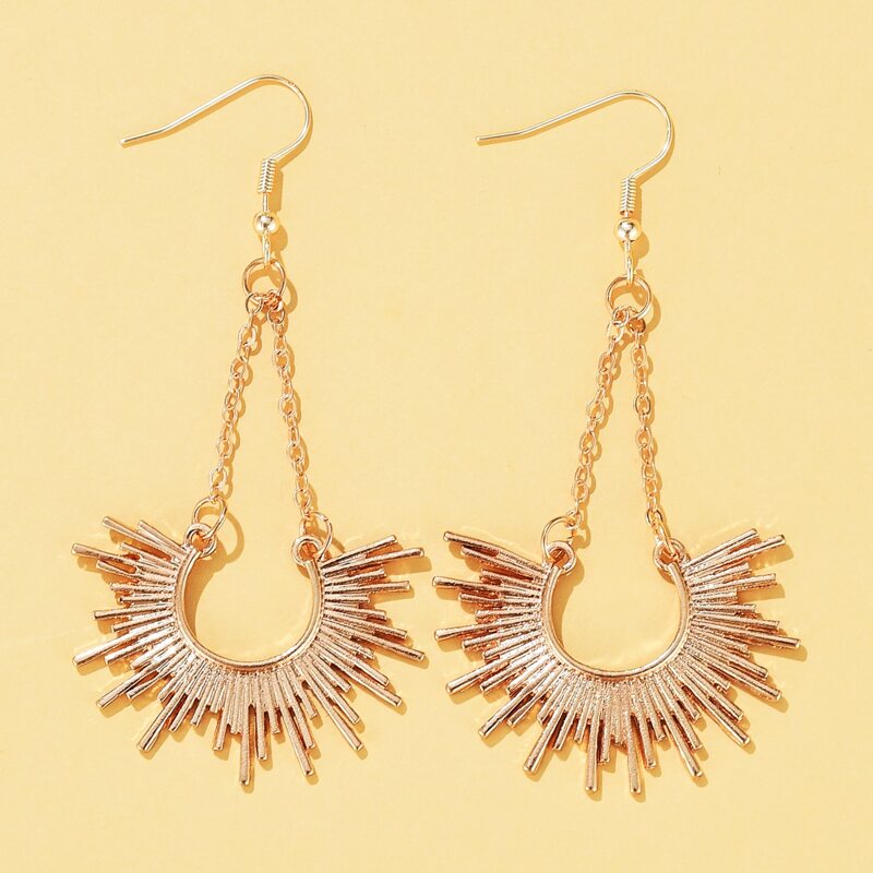 

Tassel Chain Drop Earrings, Gold