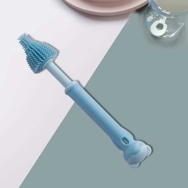 

1pc Kids Silicone Nipple Brush, Dusty blue
