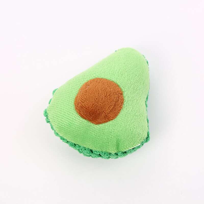 

Avocado Shaped Cat Chew Toy, Multicolor