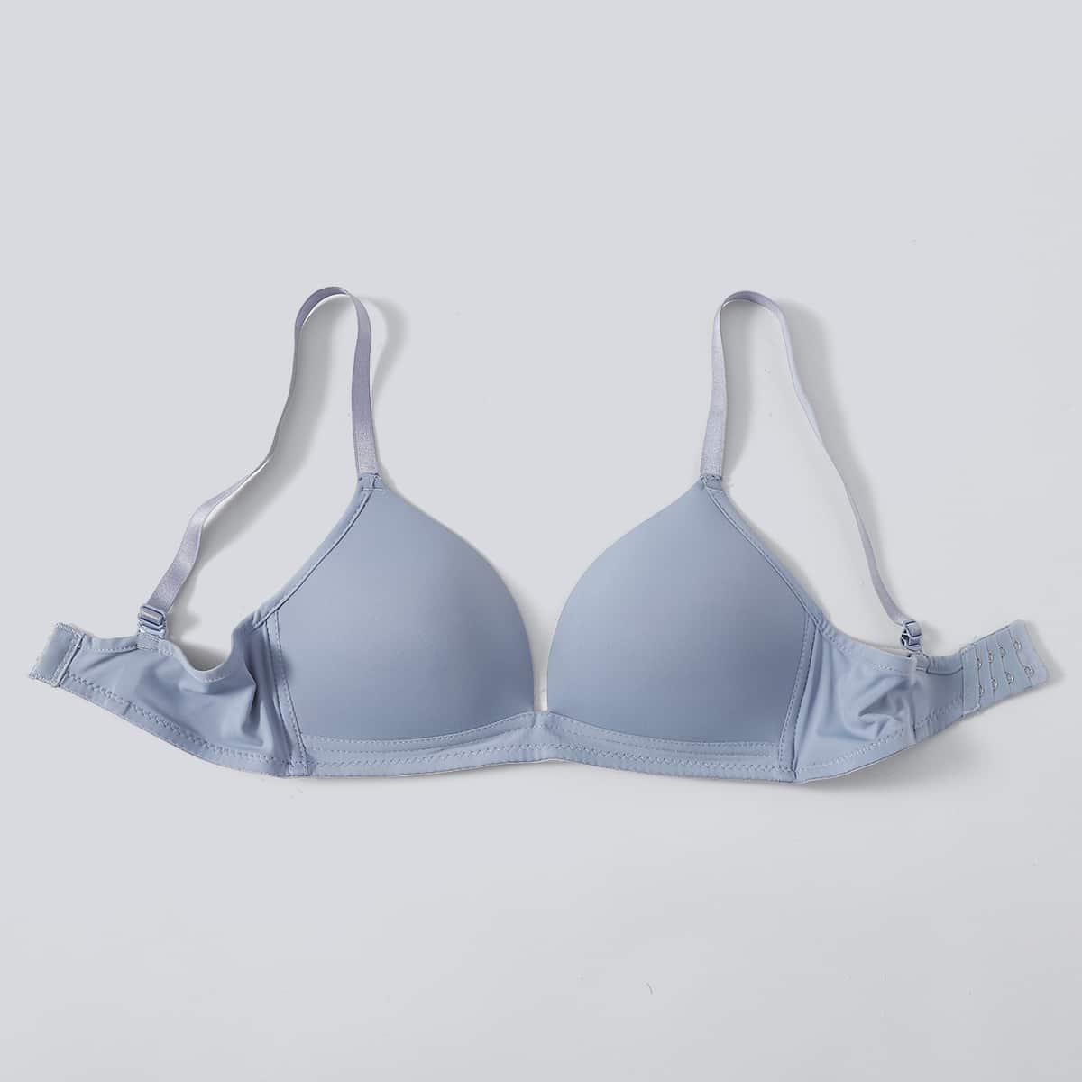 

Solid Simple Bra, Dusty blue