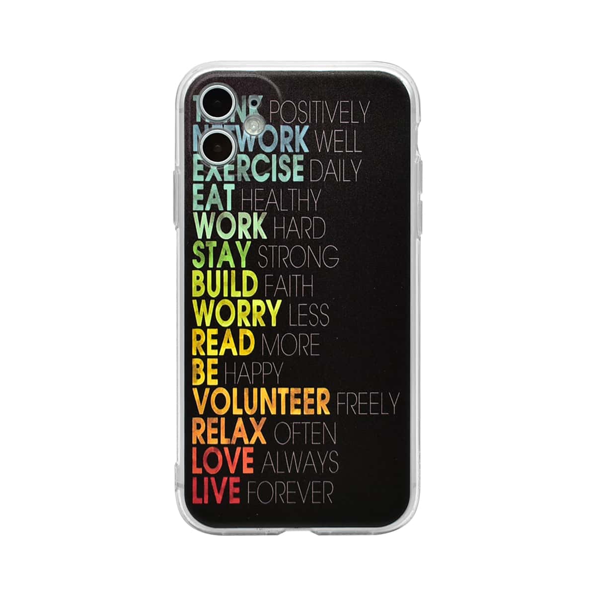 

Letter Graphic iPhone Case, Multicolor