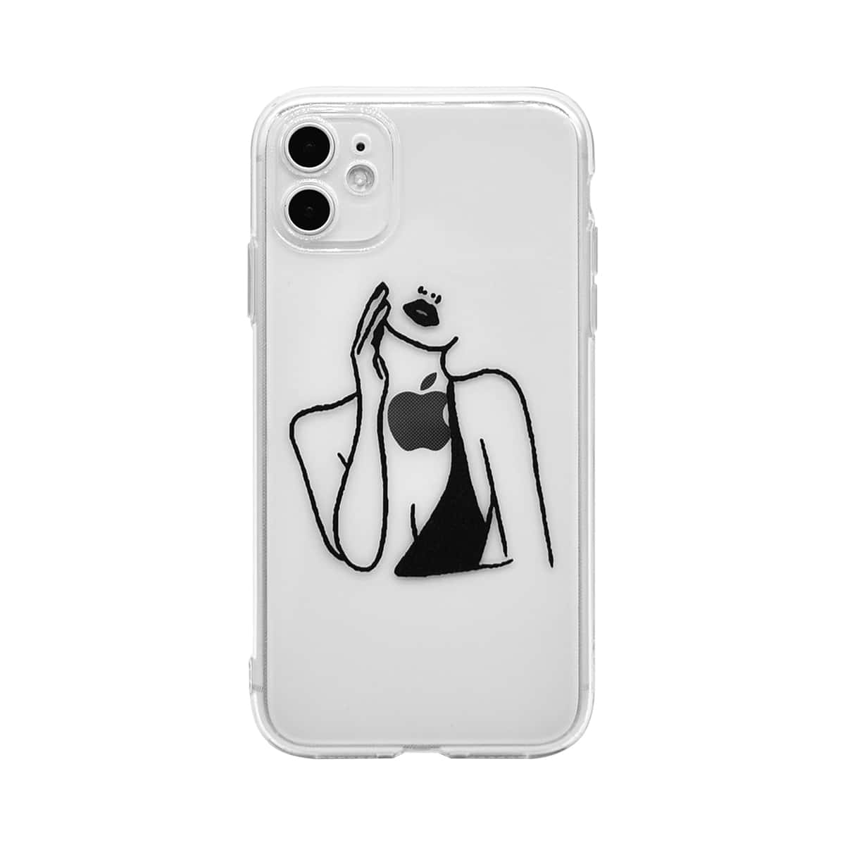 

Girl Print Clear iPhone Case
