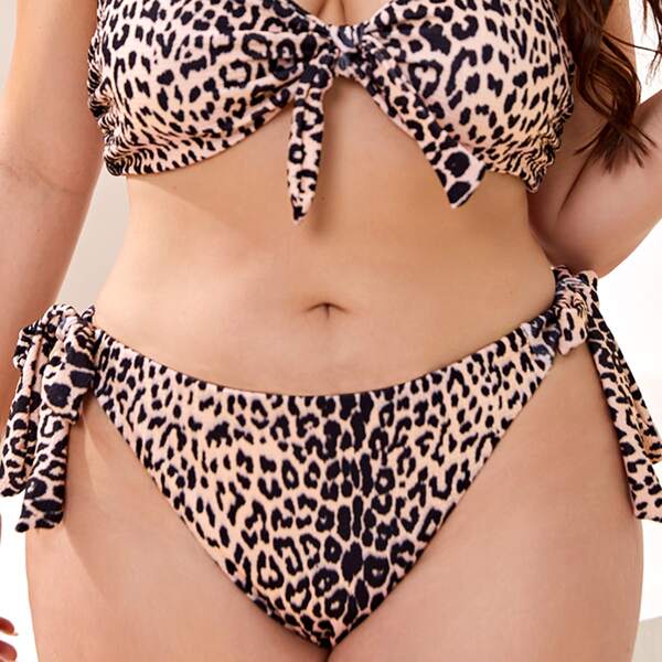 

Plus All Graphic Tie Side Bikini Panty, Multicolor