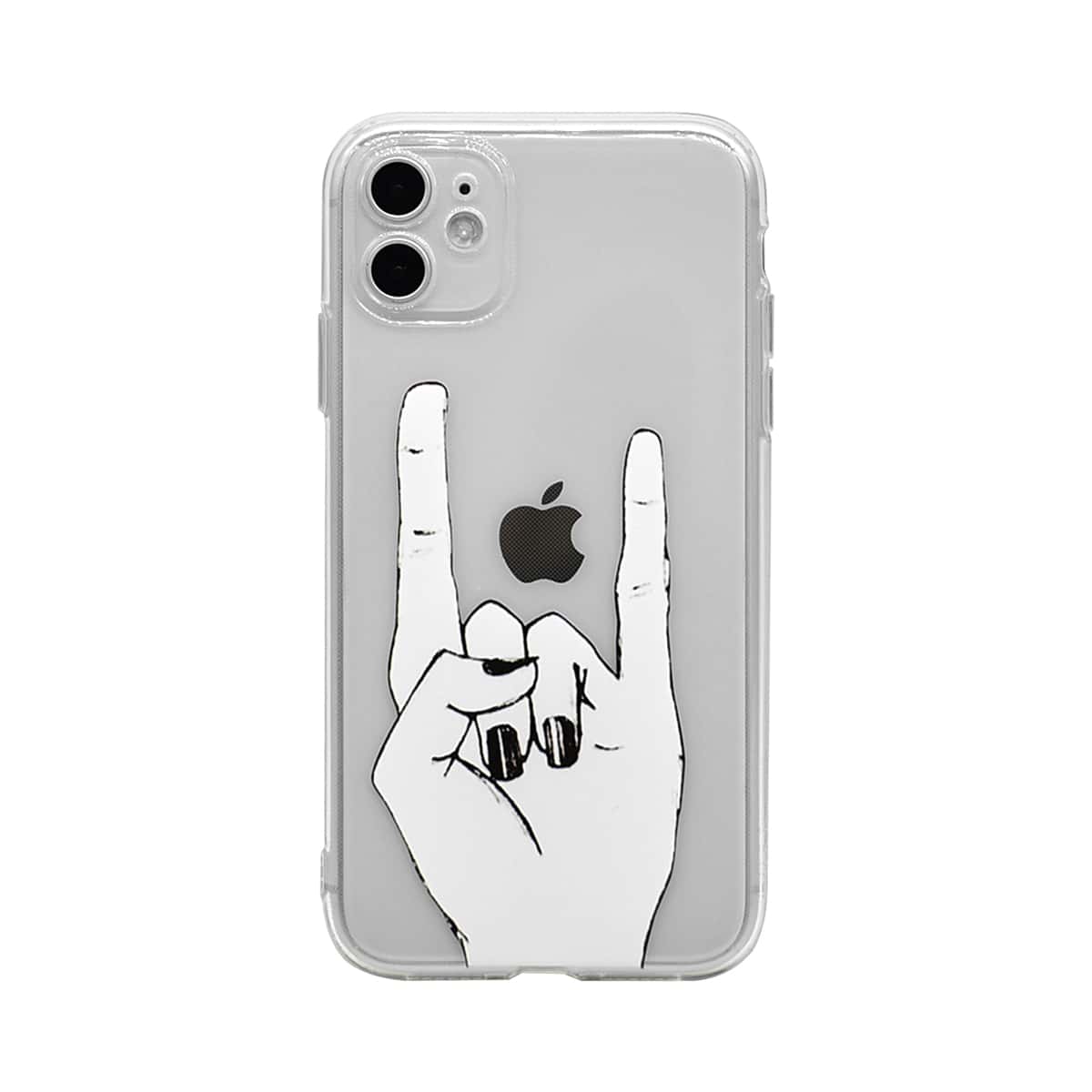 

Gesture Pattern Clear iPhone Case