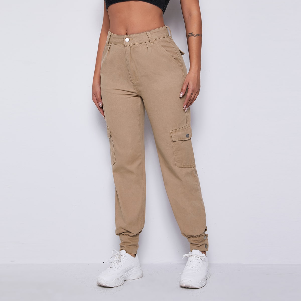 Image of Flap Pocket Cargo Jeans