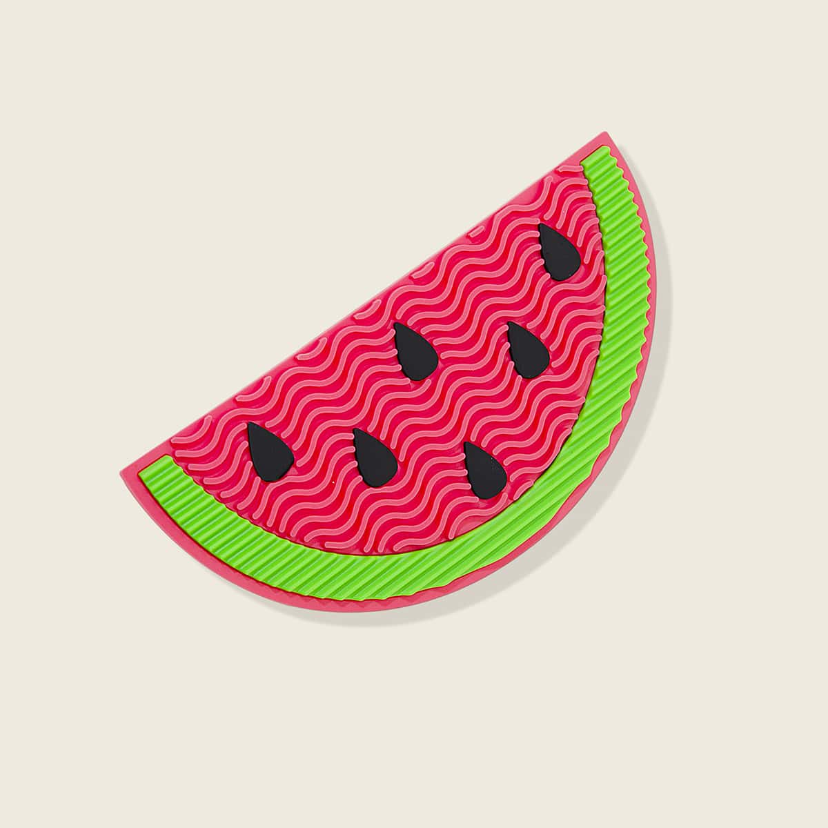 

Watermelon Shaped Makeup Brush Cleaning Pad, Multicolor