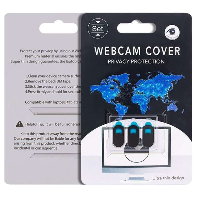 

3pcs Webcam Cover, Black