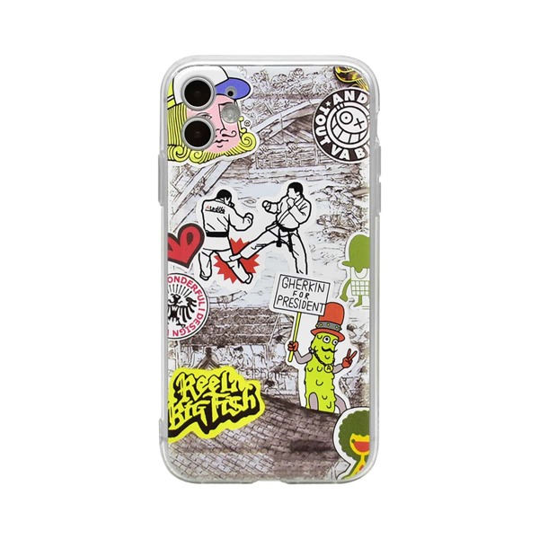 

Cartoon Graphic iPhone Case, Multicolor