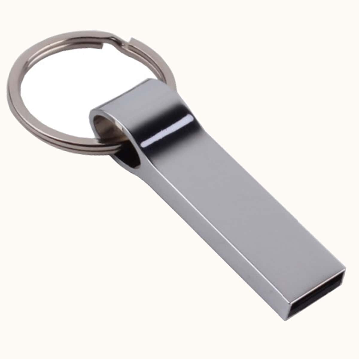 

1pc Minimalist USB Flash Drive, Grey