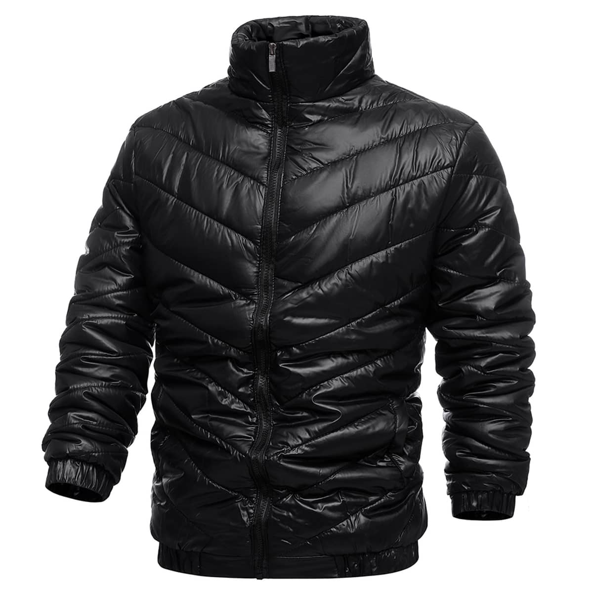 

Guys Zip Up Padded Jacket, Black