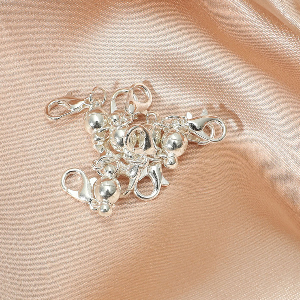 

5pcs Lobster Clasp Jewelry Accessory, Silver