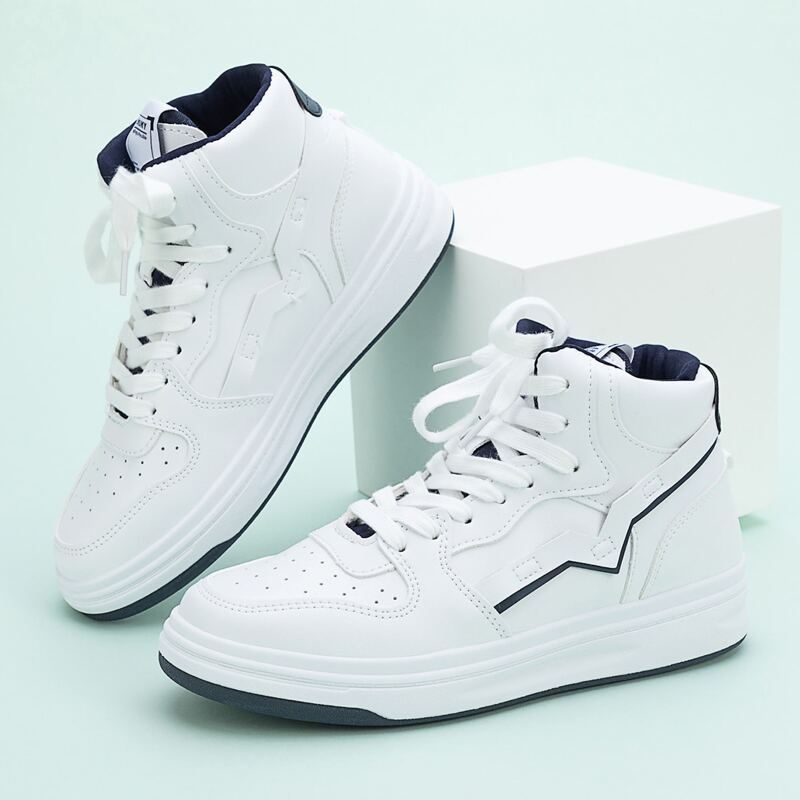 

Lace-up High Top Skate Shoes, Blue