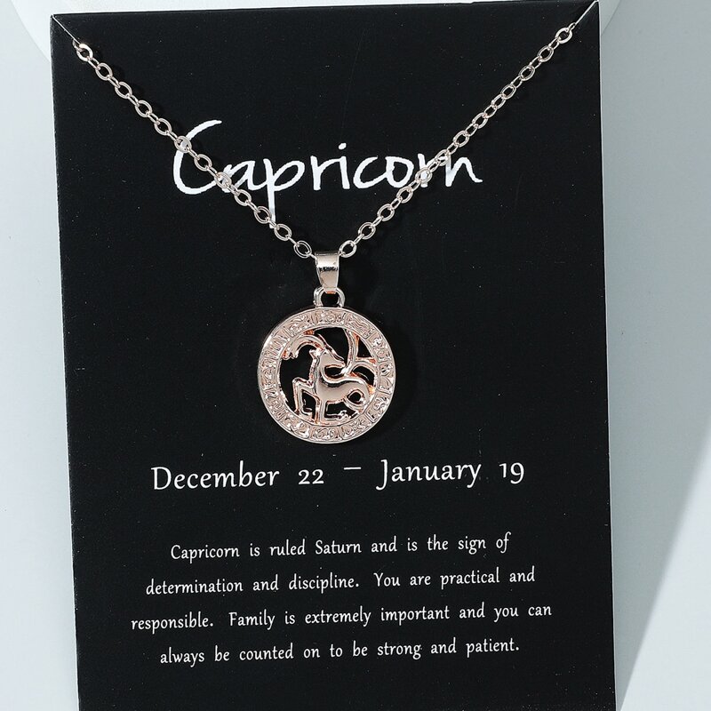 

Guys Constellation Charm Necklace, Rose gold