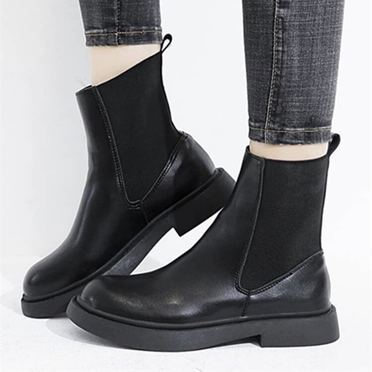 

Wide Fit Chelsea Boots, Black