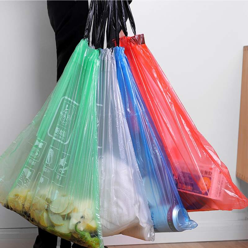 

4rolls Garbage Bag, Multicolor